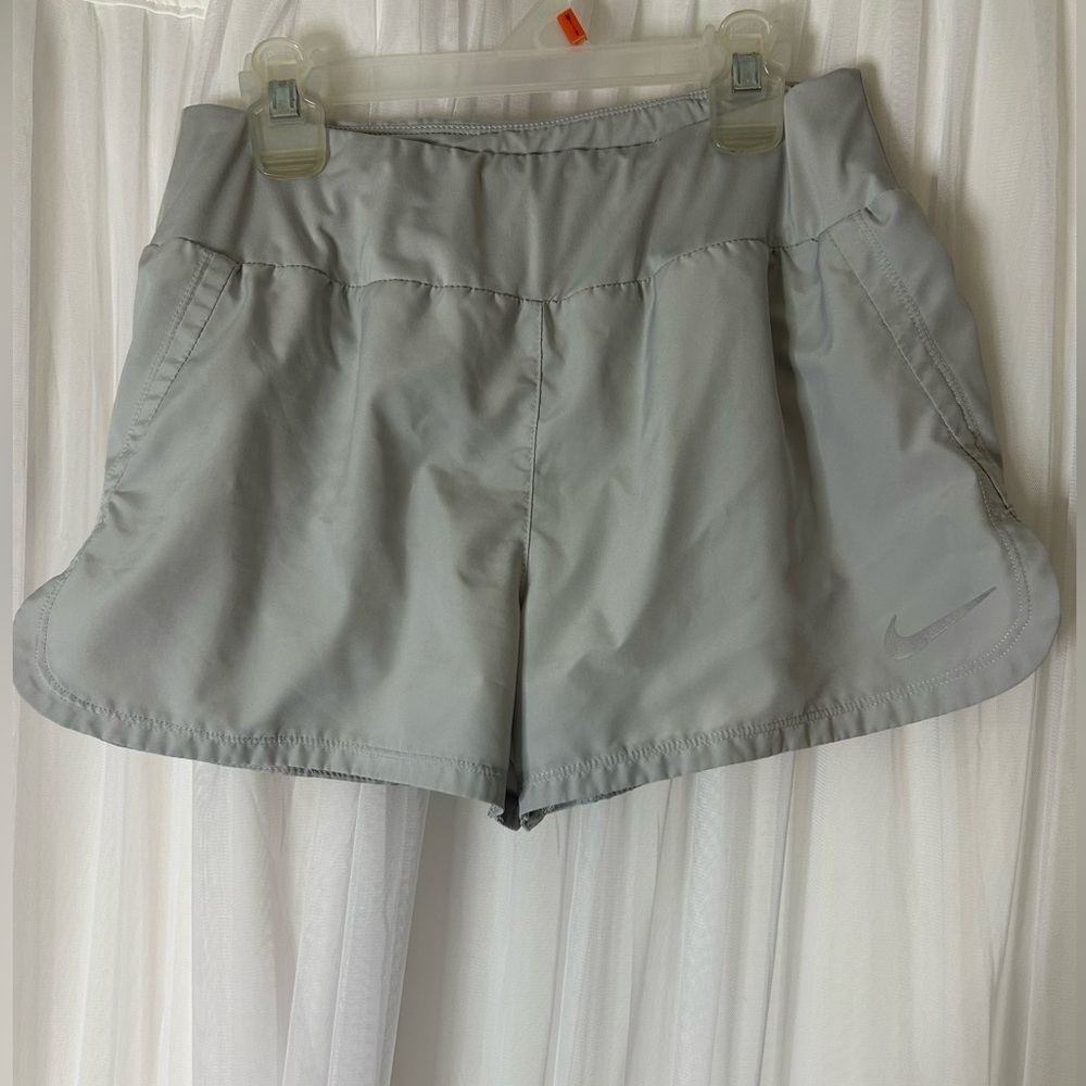Nike Women's Light Gray Athletic Shorts